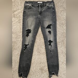 Kancan Distressed Black Jeans